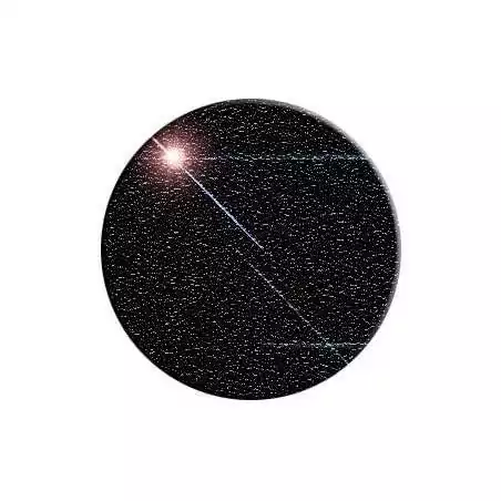 Lacets ronds noirs paillettes pour vos chaussures