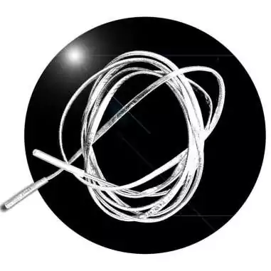 Lacets fins métallisés argentés pour vos chaussures