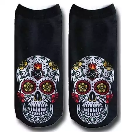Socquettes crânes calaveras pour vos jolis pieds