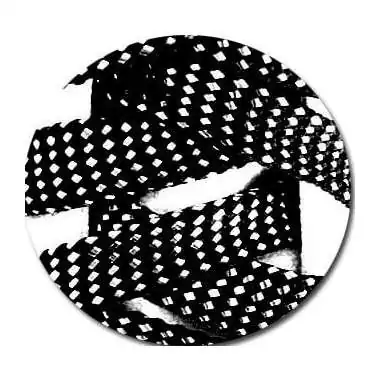 Lacets noirs&nbsp;facettes argentées pour vos chaussures