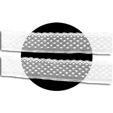 Lacets de chaussures dentelle plumetis blanc-Achat|Vente…