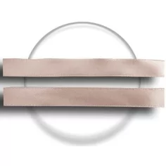 Lacets fins en satin nude pour vos chaussures 2