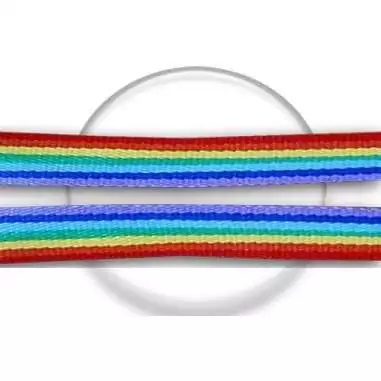 Lacets&nbsp;rayés rainbow pour vos chaussures