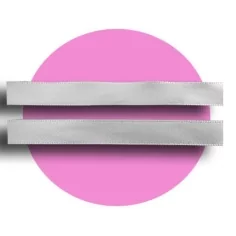 Lacets fins en satin gris perle pour vos chaussures 2