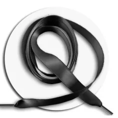 Lacets&nbsp;fins satin gris ardoise pour vos chaussures