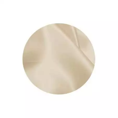 Lacets larges en satin beige lin pour vos chaussures