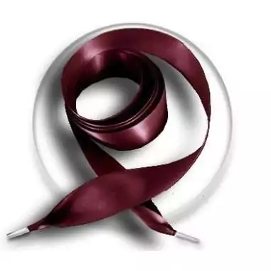 Lacets de chaussures larges satin bordeaux-Achat|Vente en…