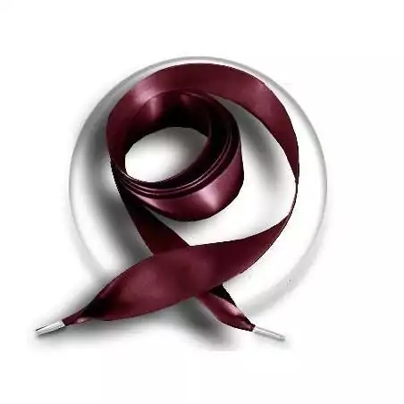 Lacets de chaussures larges satin bordeaux-Achat|Vente en…