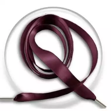 Lacets de chaussures fins satin bordeaux-Achat|Vente en…