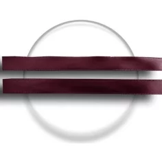 Lacets satin fin en bordeaux pour vos chaussures 2