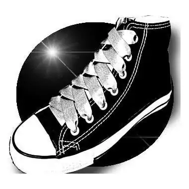 Lacets de chaussures satin gris paillettes brillantes…