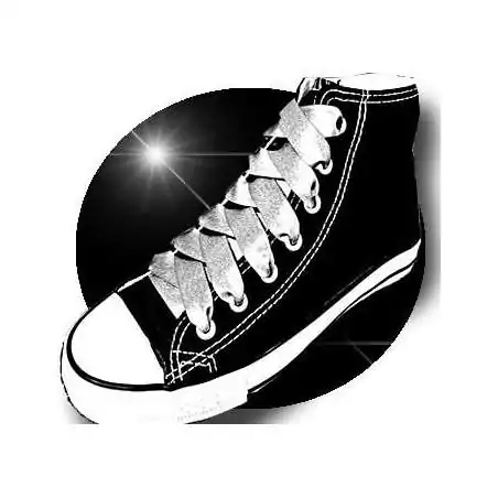 Lacets de chaussures satin gris paillettes brillantes…