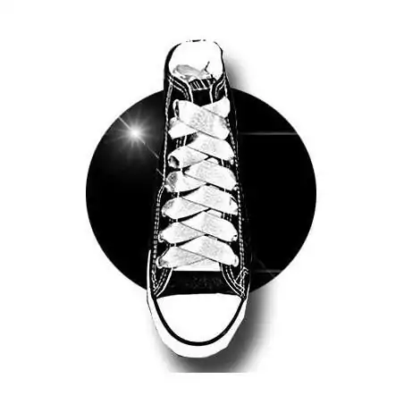 Lacets de chaussures satin gris paillettes brillantes…