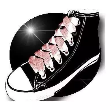 Lacets de chaussures satin nude paillettes brillantes…