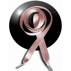 Lacets de chaussures satin nude paillettes brillantes…