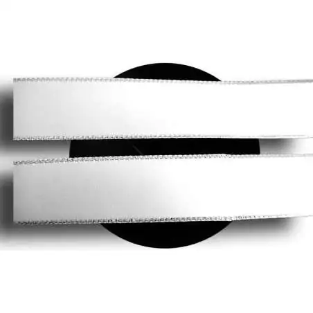 Lacets de chaussures larges satin blanc…