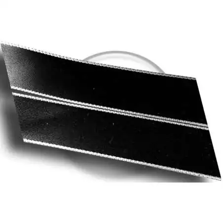 Lacets de chaussures larges satin noir argenté-Achat|Vente…