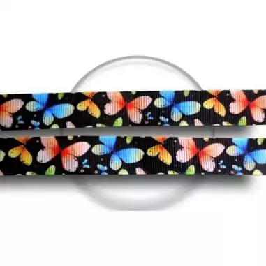 Lacets noirs papillons&nbsp;colorés pour vos chaussures