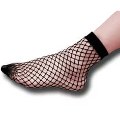Chaussettes en résille&nbsp;noire pour vos jolis pieds