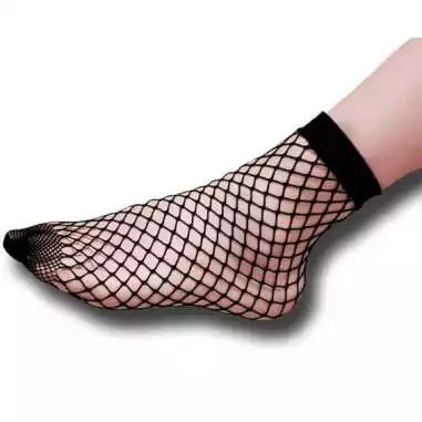 Chaussettes en résille&nbsp;noire pour vos jolis pieds