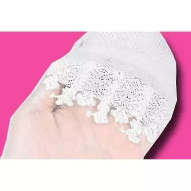 Chaussettes&nbsp;transparentes&nbsp;& blanches. pour vos jolis pieds