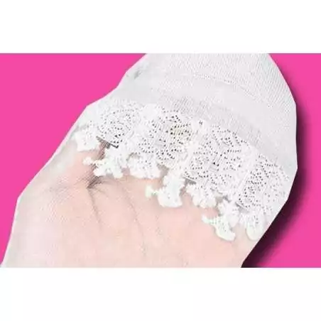 Chaussettes&nbsp;transparentes&nbsp;& blanches. pour vos jolis pieds