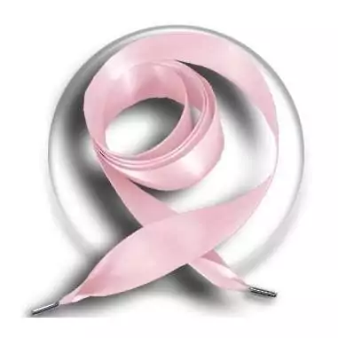 Lacets larges en satin rose pâle pour vos chaussures