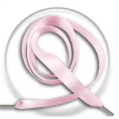 Lacets de chaussures fins satin rose pâle-Achat|Vente en…