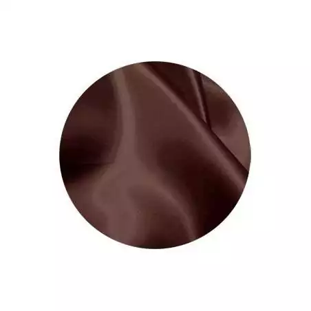 Lacets fins en satin en marron café pour vos chaussures