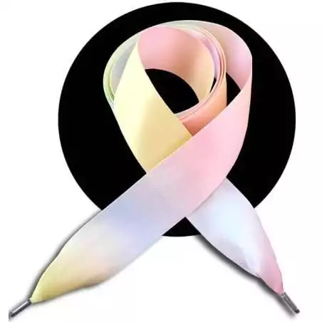 Lacets de chaussures larges satin pastel-Achat|Vente en…