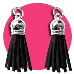 Envie de décorer vos chaussures ? Décorations Pompons-glands noirs 2