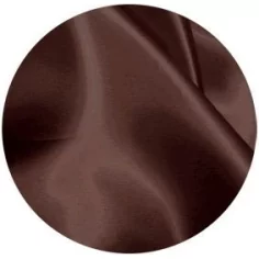 Lacets larges en satin en marron café pour vos chaussures 2