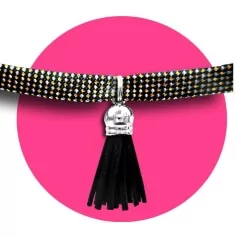 Envie de décorer vos chaussures ? Décorations Pompons-glands noirs