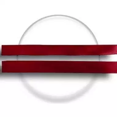 Lacets fins satin rouge&nbsp;basque pour vos chaussures