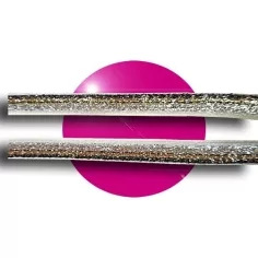 Lacets velours pailleté champagne pour vos chaussures 2