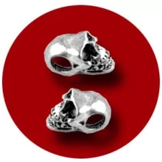 Envie de décorer vos chaussures ? Décorations Crânes&nbsp;en métal 2