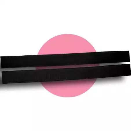 Lacets fins en velours noir pour vos chaussures