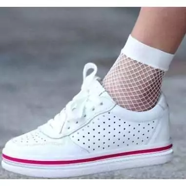 Chaussettes résille&nbsp;blanche pour vos jolis pieds