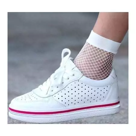Chaussettes résille&nbsp;blanche pour vos jolis pieds