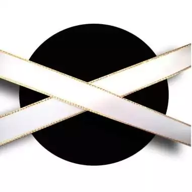 Lacets de chaussures larges satin noir doré-Achat|Vente en…