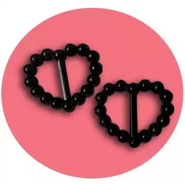 Décorations bijoux de lacets coeurs blancs en vente lacets…