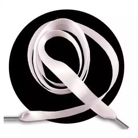 Lacets&nbsp;fins&nbsp;en satin rose poudré pour vos chaussures