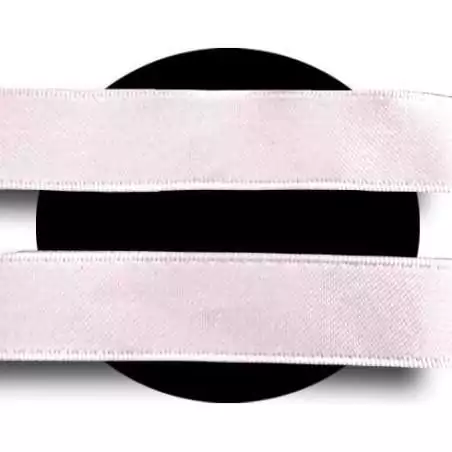 Lacets larges en satin rose poudré pour vos chaussures