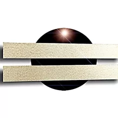 Lacets en satin champagne pailleté pour vos chaussures 2