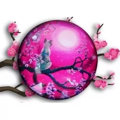 Envie de décorer vos chaussures ? Décorations Japon rose & chat