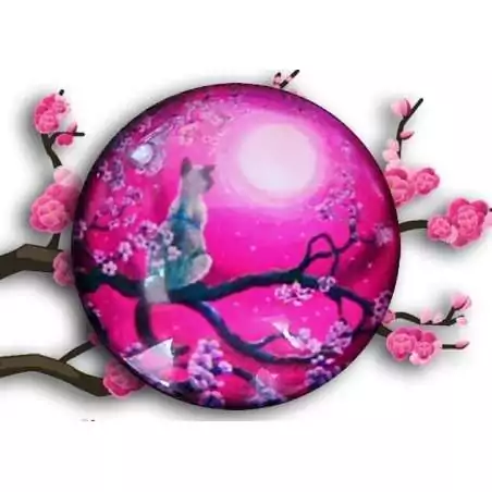 Envie de décorer vos chaussures ? Décorations Japon rose & chat