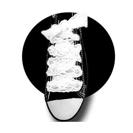 Lacets de chaussures blancs en dentelle -Achat|Vente en…