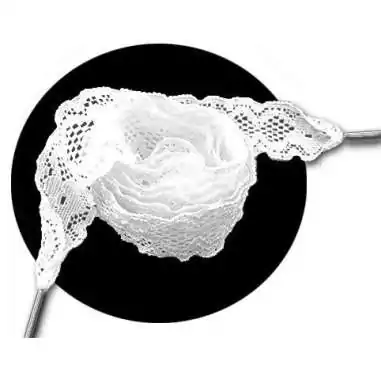 Lacets de chaussures blancs en dentelle -Achat|Vente en…