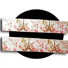 Lacets satin large&nbsp;blanc parisien vintage pour vos chaussures 2