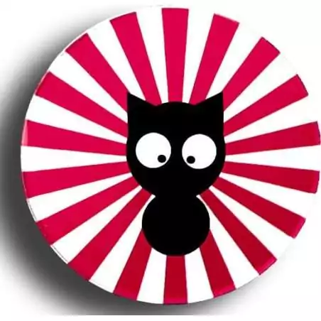 Badge chat japonais kawaii tout mimi